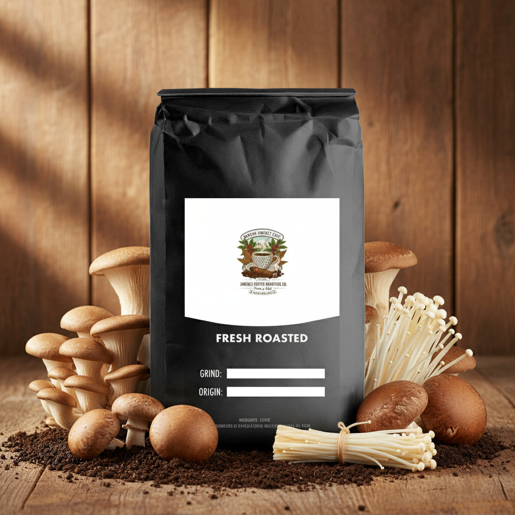 Coffee with Mushrooms Dark Roast